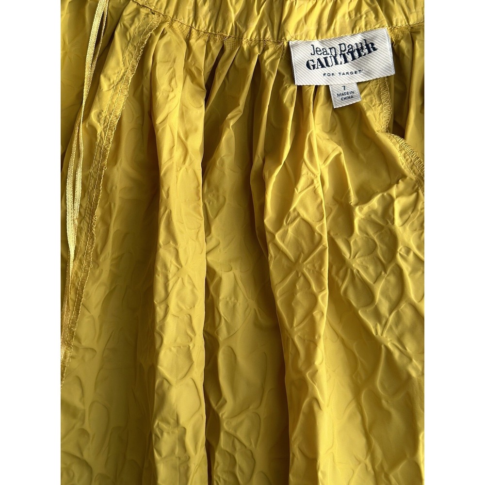 Jean Paul Gaultier for Target Cocktail Fairy Halter Dress Small Junior 7 Yellow - Picture 13 of 15